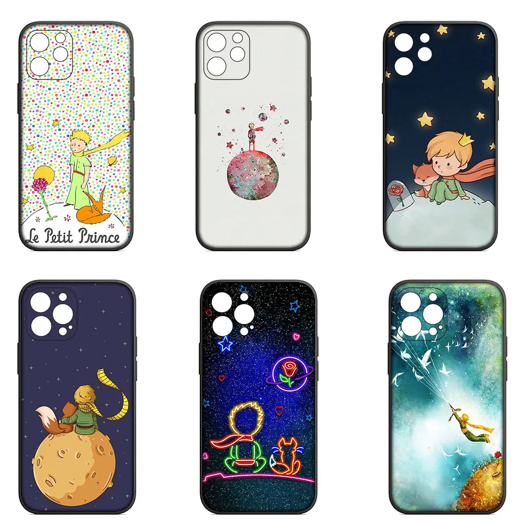 the little Le Petit Prince Cover Phone Case for Apple iPhone 16 11 Pro XS Max X XR 6 7 8 6S Plus + SE 2022 8+ Funda Soft Casing