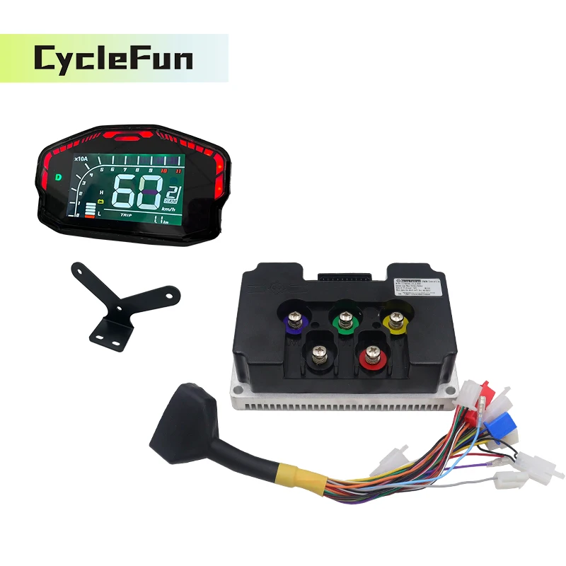 

FarDriver ND96450 DC 170A Phase 450A Sine Wave Controller With DKD ONE-LIN Display Kit E-Scooter For Electric Motor