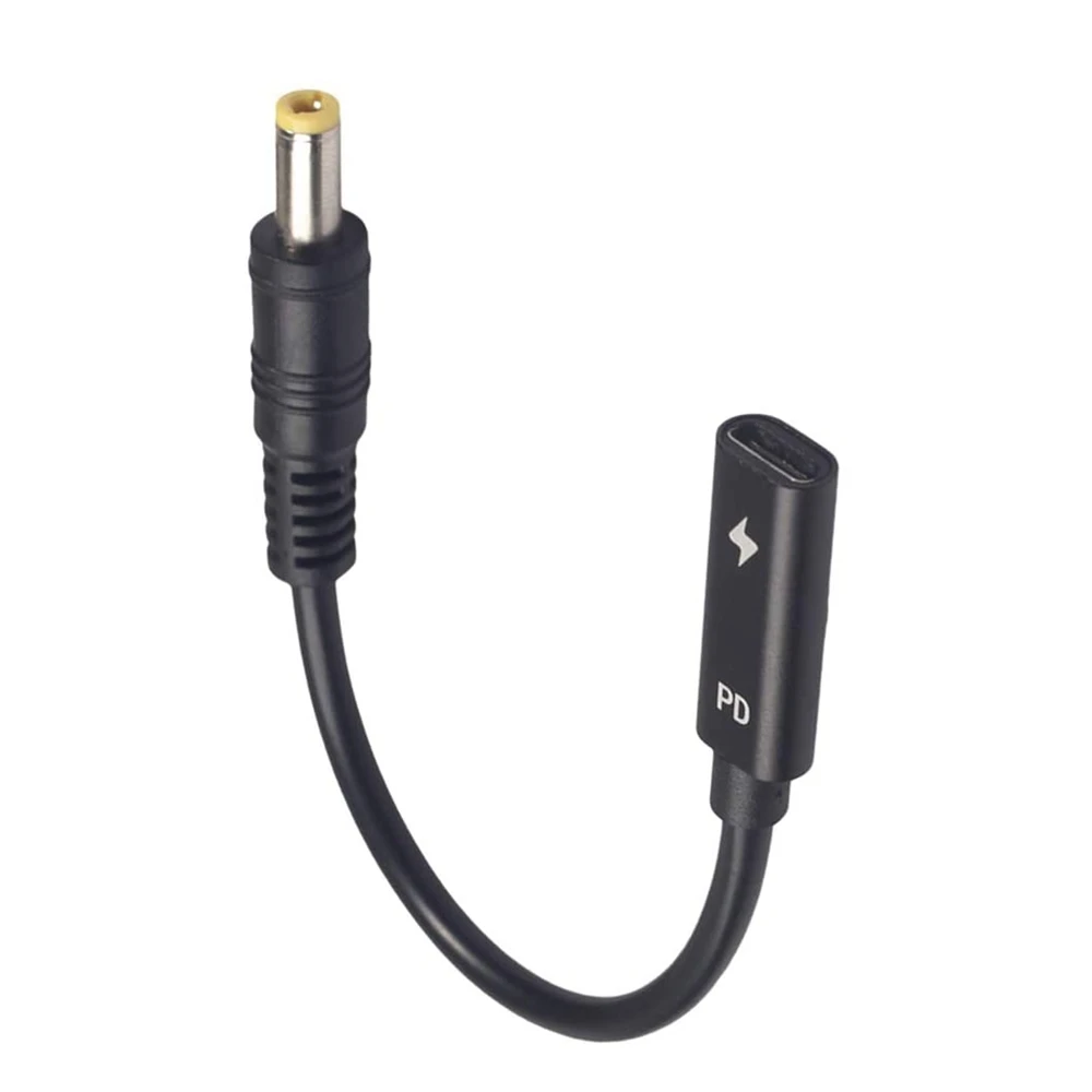 Gniazdo USB-C typu C, DC5,5-2,5 mm, kabel ładujący PD 19-20 V, odpowiedni do laptopa