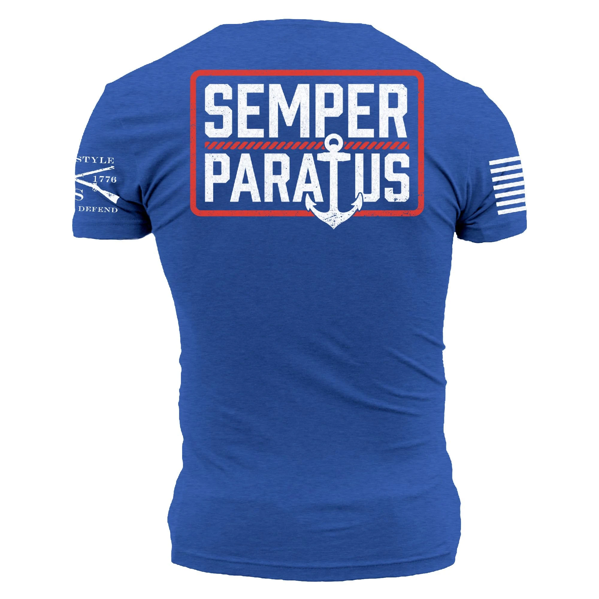 Semper Paratus US Coast Guard Military Training Tactics Marken-Grafik-T-Shirt aus Baumwolle für Herren und Damen, Outdoor-Oberteil – Detail 4