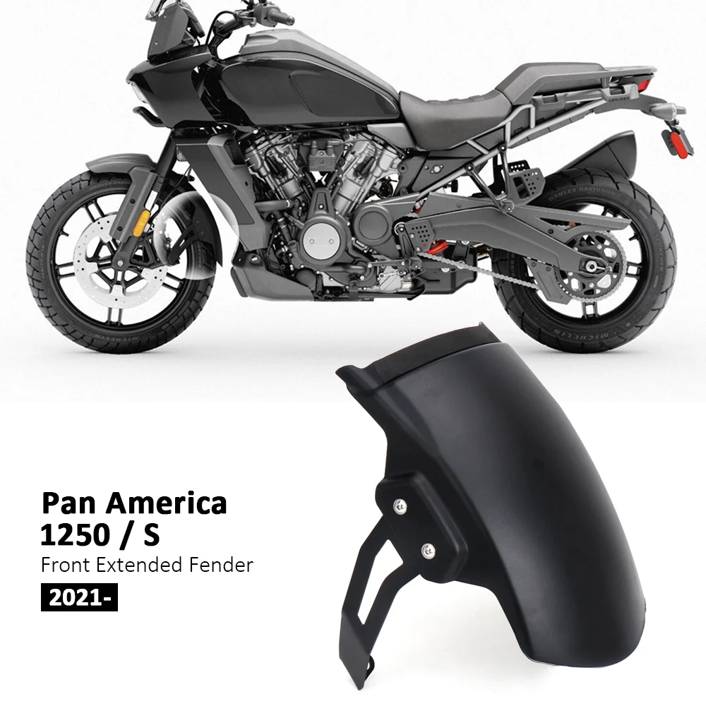 

New PA1250 PA1250S Motorcycle Front Fender Cover Black For Pan America 1250 S PAN AMERICA 1250 Special 2021 2022 2023 2024