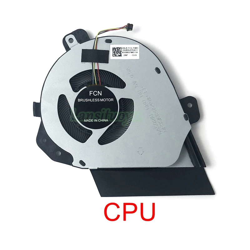 مروحة تبريد أصلية لـ Asus ROG ، وحدة المعالجة المركزية ، مبرد GPU ، GU502 ، GU502DU ، GU505DU ، GU502GV ، GA502IU ، 13NR03V0T02011 ، FM6D ، FM6F ، DC5V ، 0.5A ، جديدة