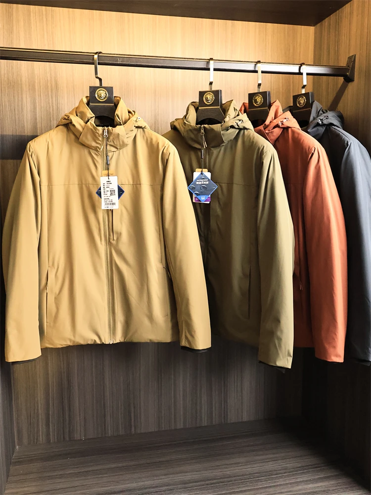 New Snowy Cotton Jacket Lightweight Technology Men's Thickened Fluffy Warm Outdoor Collar Cotton Coat Fashion Urban Style