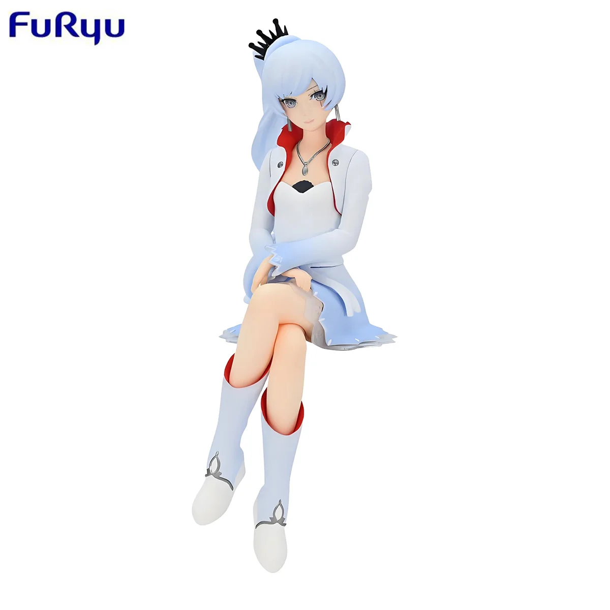 

In Stock Original FuRyu RWBY Weiss Schnee Ice queen Anime Action Figure 14cm PVC Toys Model Collectible Gift