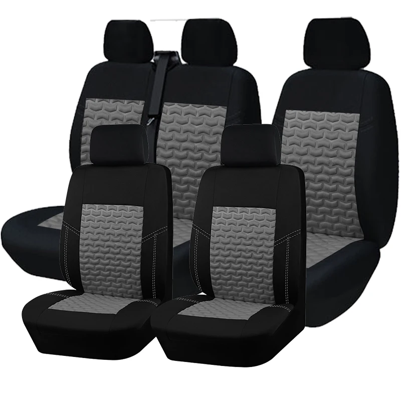 2+1 Uniwersalne pokrowce gąbkowe 4 mm pasujące do większości samochodów dostawczych Mk6 Transit Ford Transit Fiat Ducato Citroen Relay