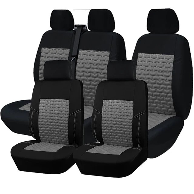 2+1 Uniwersalne pokrowce gąbkowe 4 mm pasujące do większości samochodów dostawczych Mk6 Transit Ford Transit Fiat Ducato Citroen Relay