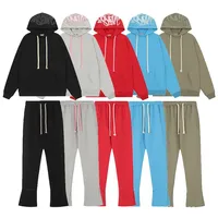 Syna World Y2K Style Oversized Fleece Hoodie Streetwear Set Unisex High Street Hip Hop Casual Loose Fit Men's Women's Sweatshirt