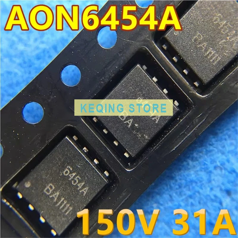 10PCS Used+Not NEW+Send after Measure MOS Tube AON6454A Silk Screen 6454A FET N Channel 150V 31A