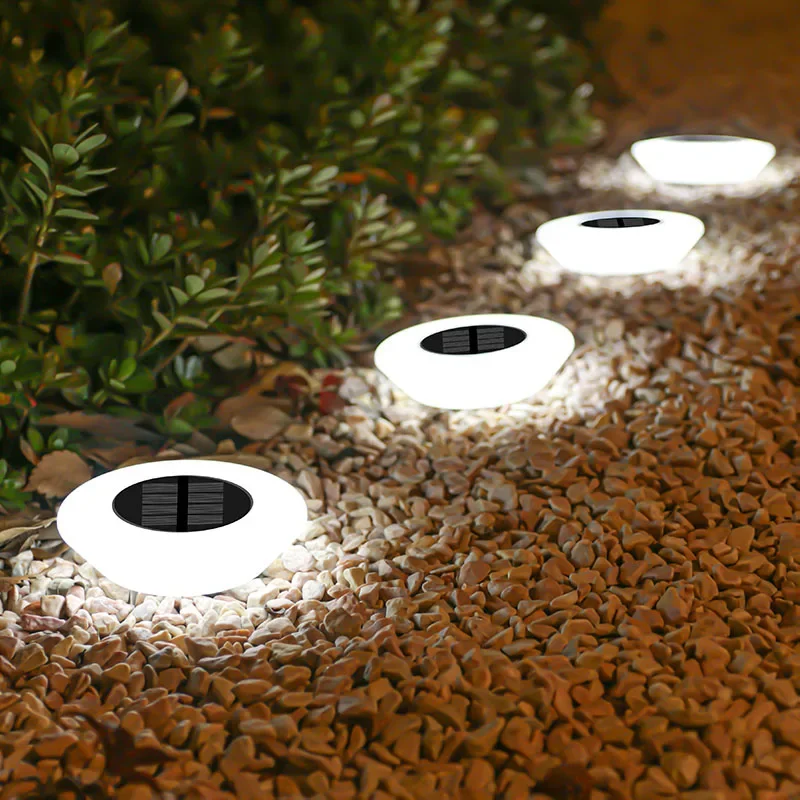 Solar Outdoor Lights,Outdoors Garden Lamp,360° LED Ground Floor Lights IP65 Waterproof for Yard,Backyard,Driveway,Patio,Lawn