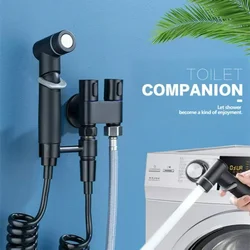 Ensemble de Pulvérisation de Bidet à Jet d'Eau Haute Pression, Accessoire de Douche Hygiénique pour Livres de Toilette