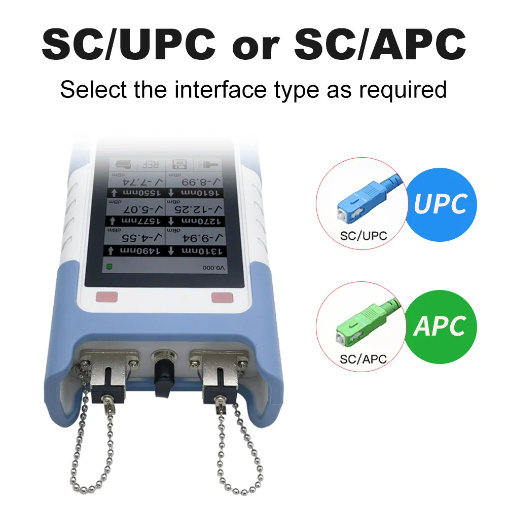 Compteur de puissance à fibre optique, testeur OTDR, SC, UPC, APC, TM583, PON, 10G, OPM, 1270, 1310, 1490, 1550, 1577, Nm, XGPON