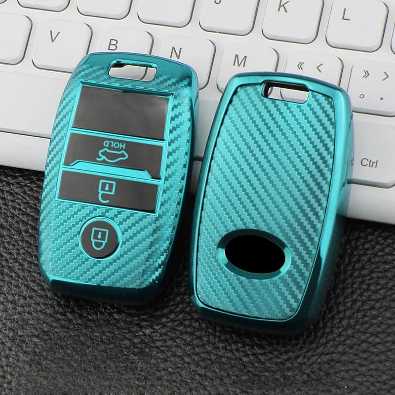 For Kia Rio Sorento Cerato Forte K2 K4 Stonic Carnival Niro Picanto Elantra Verna Sportage Car Key Case Cover TPU Accessories