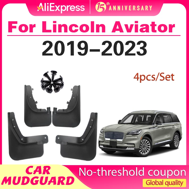 

Mudguard For Lincoln Aviator 2019-2023 Front Rear 4pcs Mudflaps Mudguards Car Accessories Auto Styline Splash Guard Fender 2020