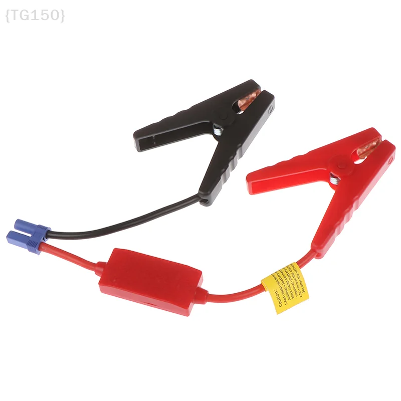 【De】Car Battery Jump Starter Booster Cable Jumper Clamp - Reverse Charge Protection, Emergency Power Tool