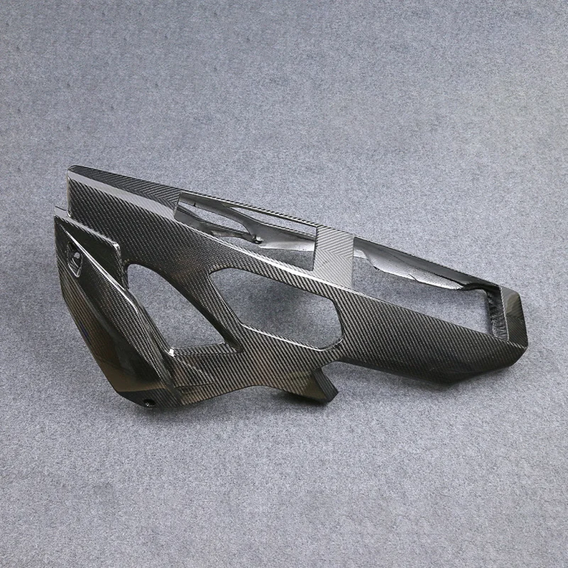 Adequado s1000r/m1000r modificado acessórios da motocicleta fibra de carbono barriga pan defletor inferior