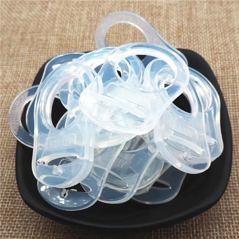 Chenkai 500pcs Silicone Baby Pacifier Mam Adapter NUK Dummy Adaptor Holder Rings DIY Toy Accessories BPA Free