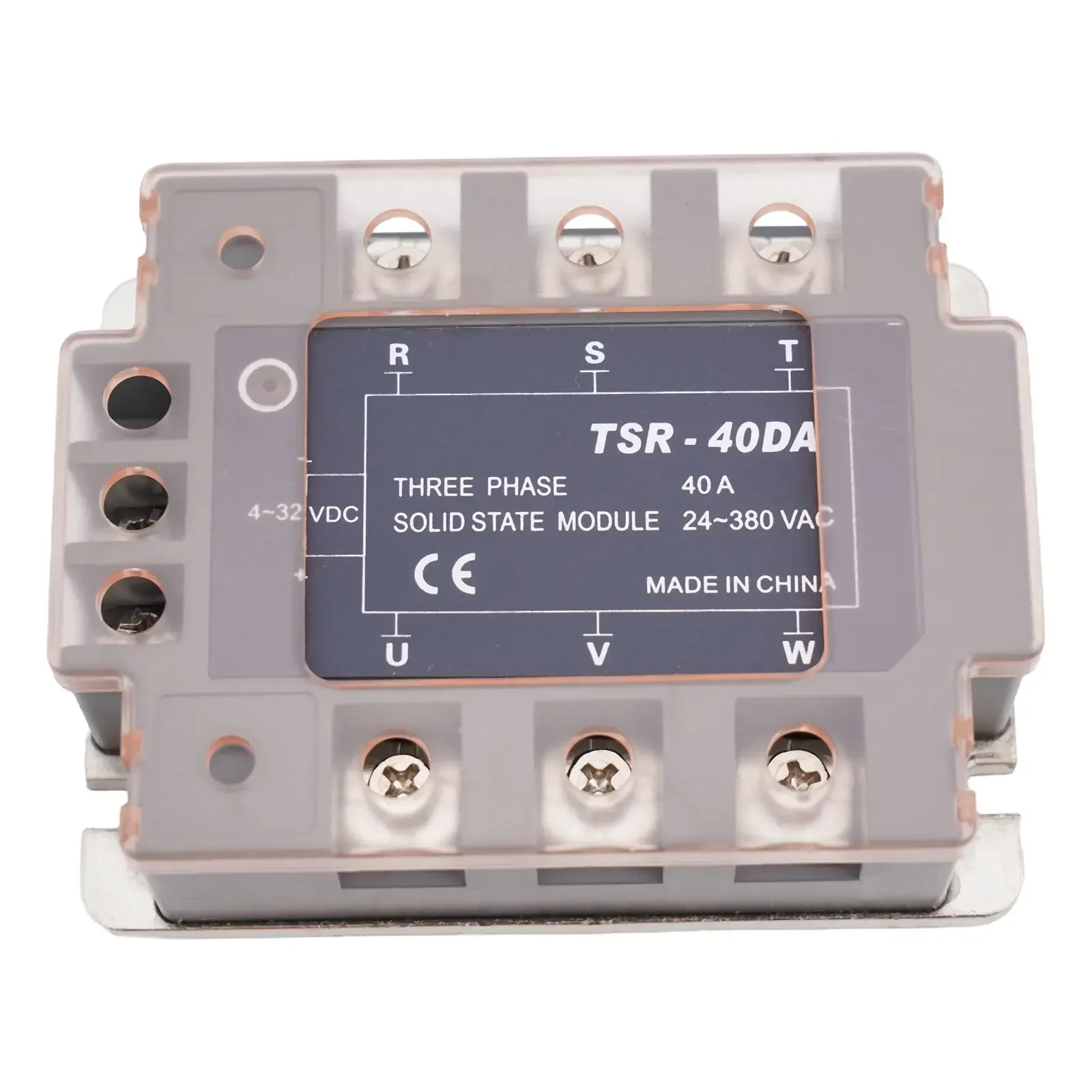 

TSR-40DA State Relay State Relay High Temperature Pure Copper Terminal Resistant Shell Three-phase Solid State Relay
