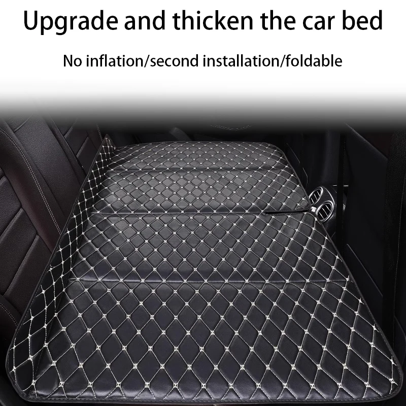 For Tesla All Sedans And SUVs Mattress Cozy Travel Car Bed Foldable Auto Back Seat Extender Mattress Car Camping Accessories