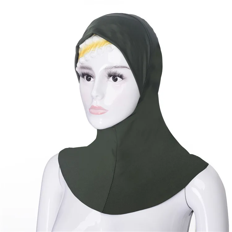 

Underscarf Hijab Cap Neck Cover Muslim Women Veil Hijabs Scarf Turban Fashion Bonnet Inner Hat One Piece Amira Instant Headscarf