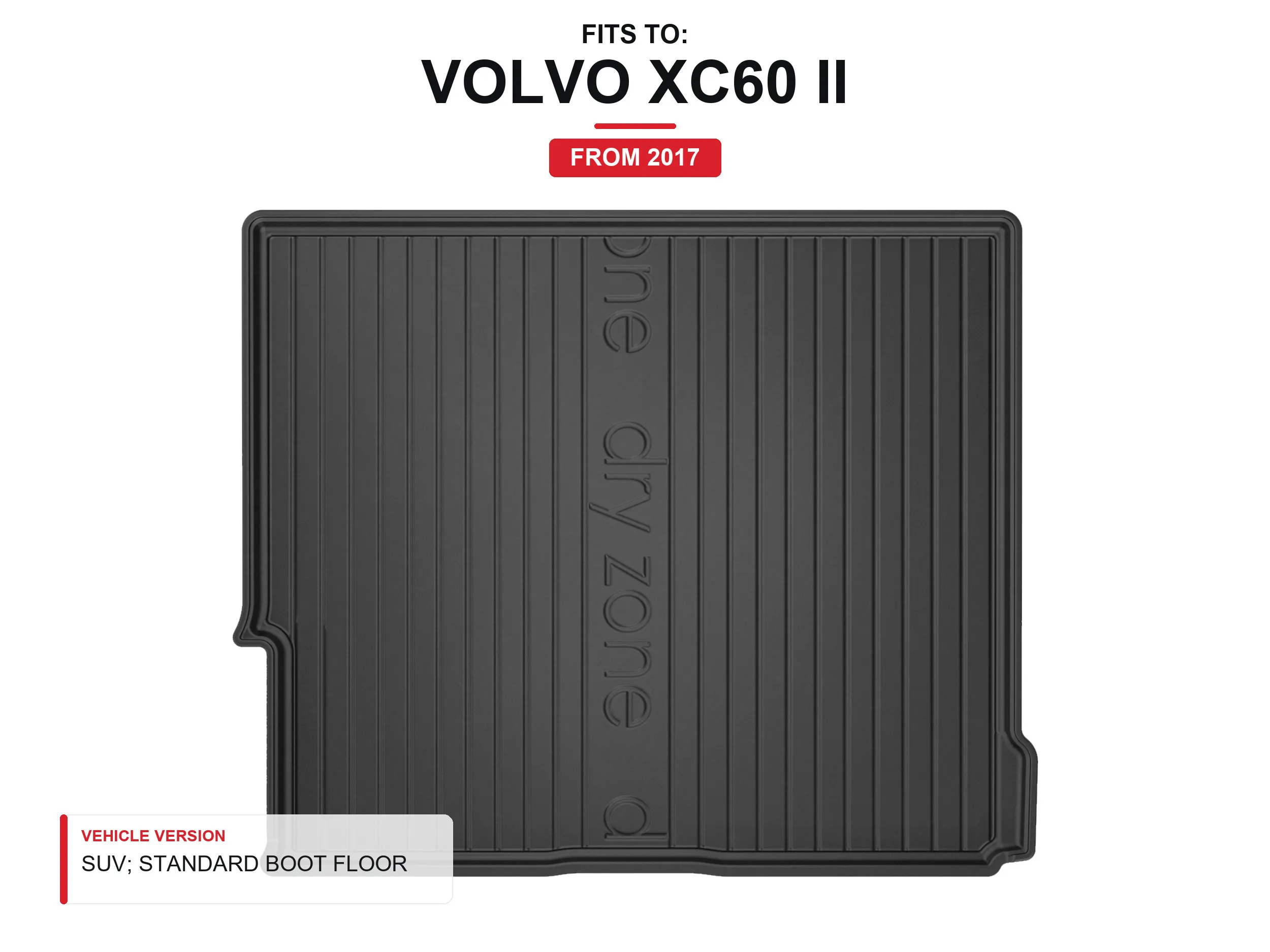 Kofferbakmat Tpe Dryzone Voor: Volvo Xc60 Ii 2017- Suv