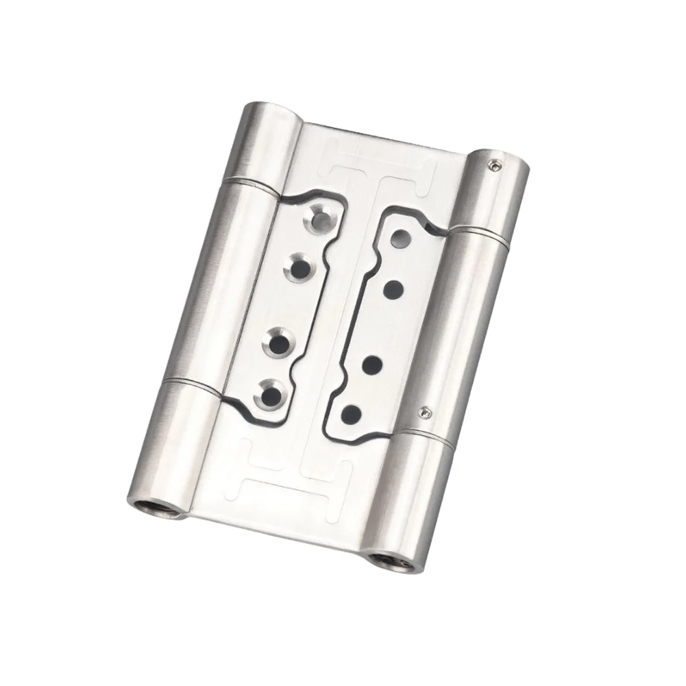 1PCS Stainless Steel Spring Hinge With Springs 180° Rotation 5 Inch Adjustable Door Window Hardware Slotted-Free Hinges