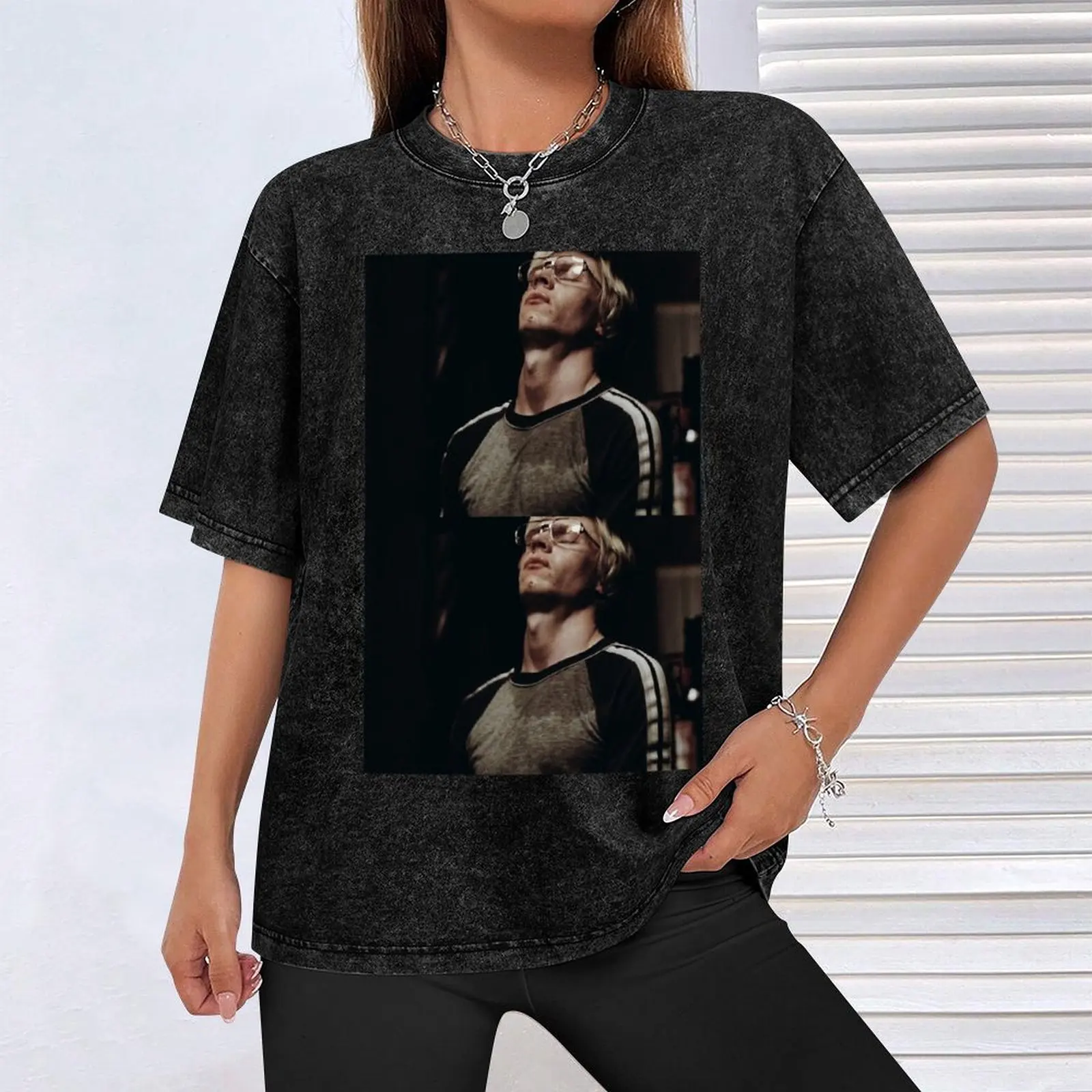 جيفري دامر تي شيرت تي شيرت رجل جرافيك قمصان الملابس الجمالية عيد الحب بوتيك الملابس مضحك تي شيرت للرجال