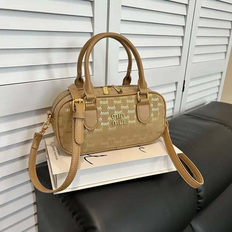 

2026 SS Women's Soft Leather Crossbody Bag, Vintage Quilted Multi-way Shoulder Purse, Large Capacity Tote for Casual Dating