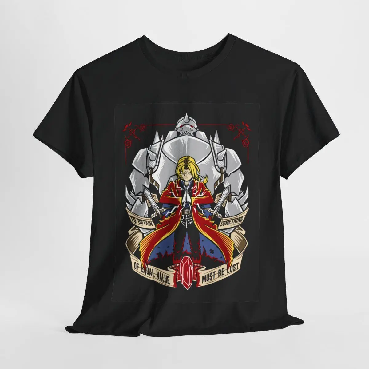 

fullmetal alchemist Manga Otaku Tshirt Gift Tee Men Women shirt All Sizes