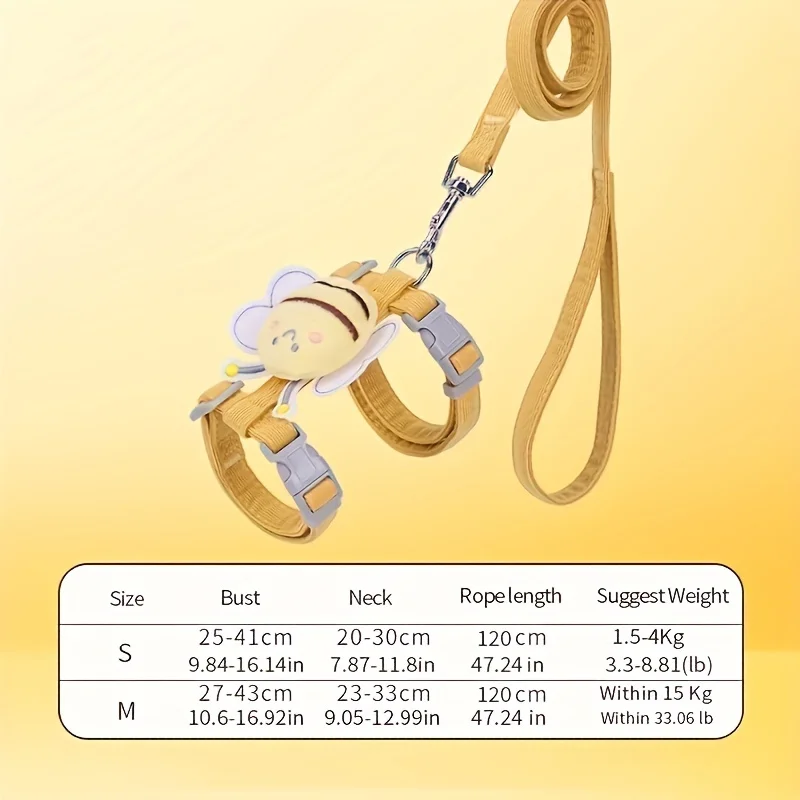 Set di imbracatura e guinzaglio per gatti regolabili-a prova di fuga, Comfort a treccia adatto con un Design a forma di I per passeggiate all\'aperto