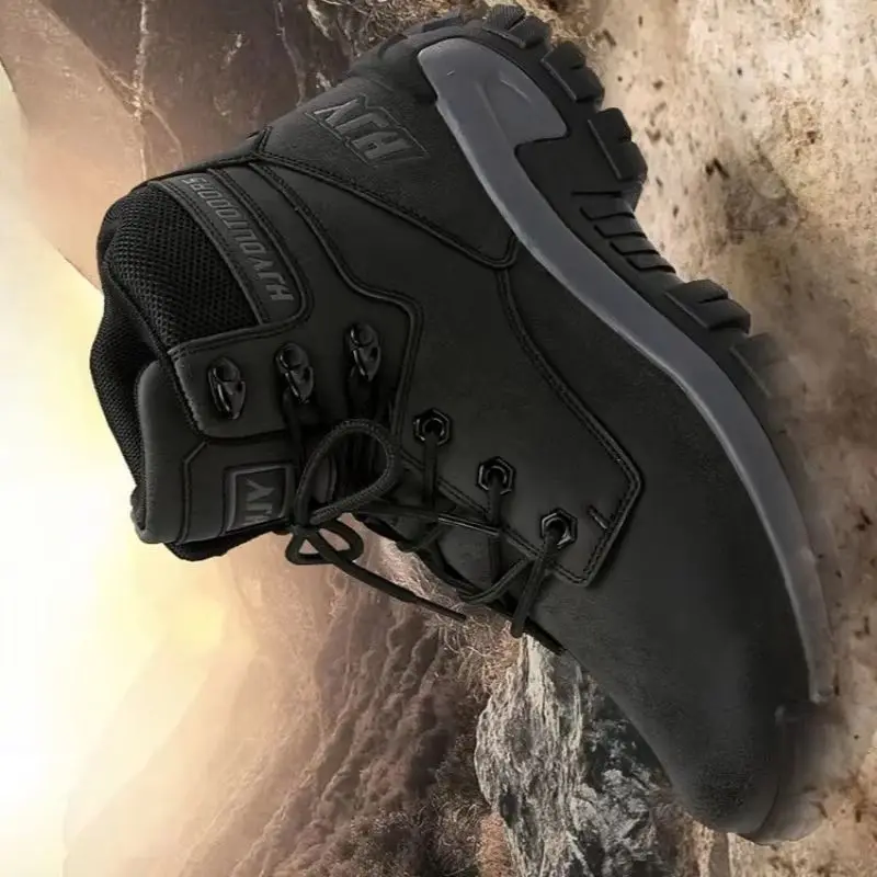 2026 New Trend Hiking Sneakers For Men Non-Slip Trekking Shoes For Men Wearable Climbing Shoes For Men Mid-Top Man Shoe Mountain