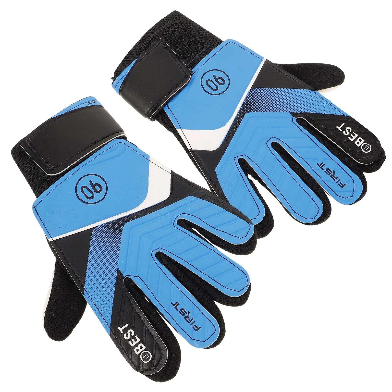 2Pcs Children's Nonslip Goalkeeper Gloves Breathable Finger Protection Soccer Training Match Gloves Football Supply