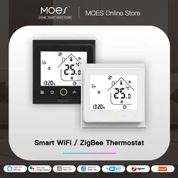 Smart WiFi Thermostat Temperaturregler Wasser Elektrische Warmbodenheizung Wasser Gas Boiler Funktioniert mit Echo Google Home Tuya