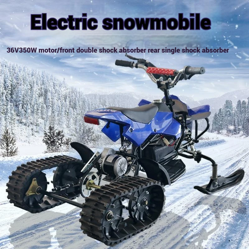 Snowmobile Electric Ski Car Small Snowmobile Children's Playground Electric Popular Electric Snow Vehicle Snow Racer Sale