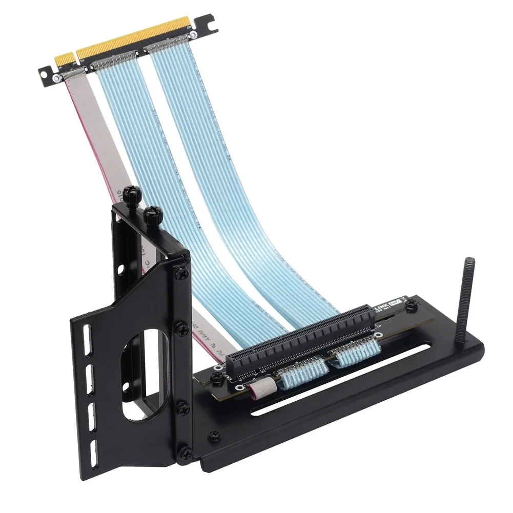 Видеокарты ADT-Link Вертикальный кронштейн Видеокарта PCIe 4.0 x16 для PCI-e 4,0 16-кратный слот Удлинительный кабель для ATX PC-Case