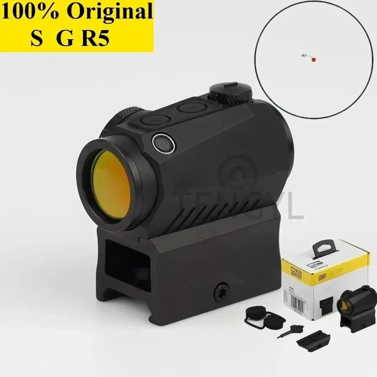 

Red Dot Sight Original 1x20mm Tread closed Red Dot Sight High-Performance DurableWaterproof Fog-Proof compact 2 MOA Sight