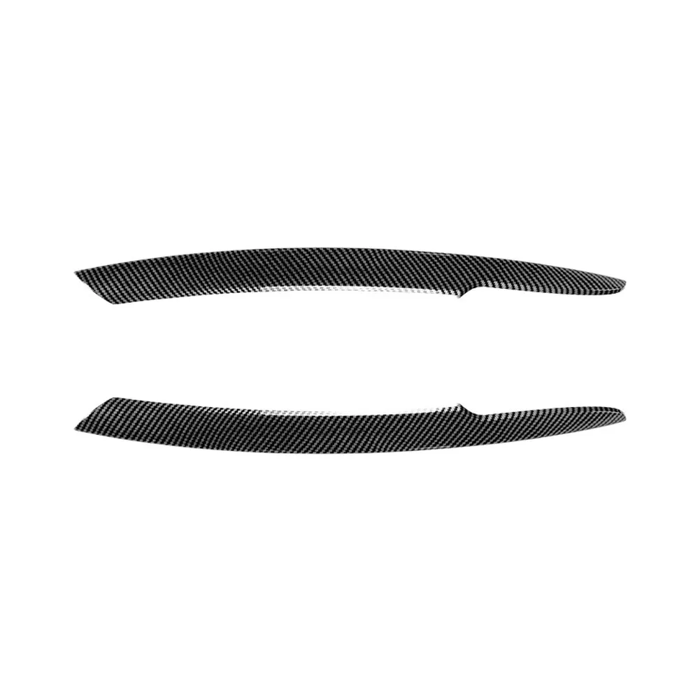 Car Styling Trim Headlight Eyebrow For Sporty Car Styling ABS Plastic Material Piano Black Finish High Strength Build