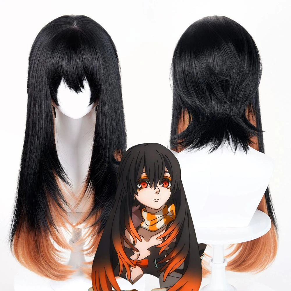 Parrucca cosplay Anime Gachiakuta Amo Empool Parrucca sintetica resistente al calore per capelli lunghi sfumati da donna Halloween Prop