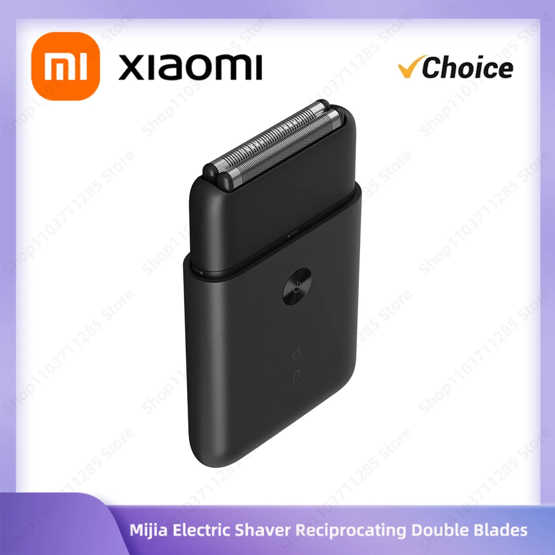 Xiaomi Mijia Electric Shaver Reciprocating Double Blades IPX7 Wet and Dry Shaving Cutter Head Type-c Rechargeable Portable Razor