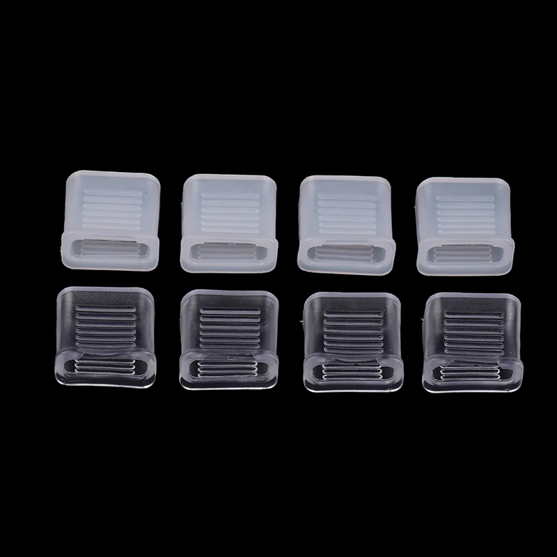 

10Pcs Referee Whistle Cover Transparent White Whistle Cushioned Mouth Grip Soccer Referee Whistle Protective Accessories