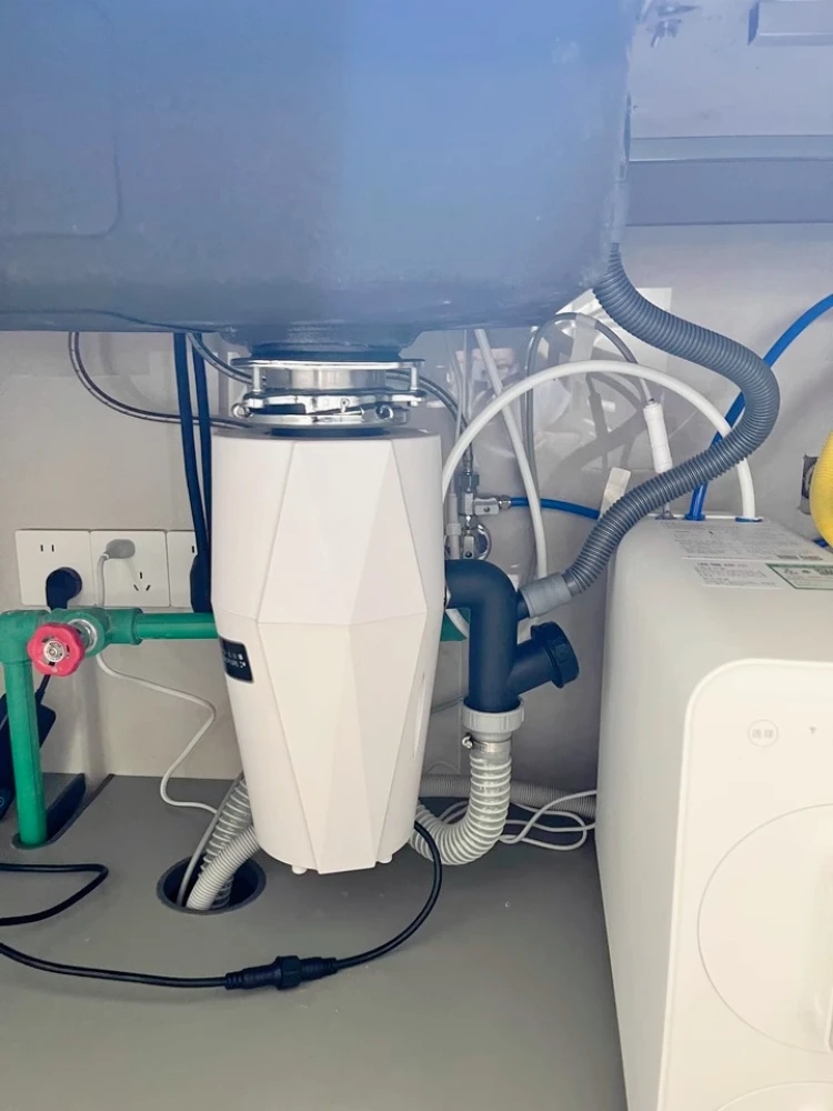

kitchen new Food Waste Disposers high power kitchen household wet food sewer crusher wireless switch