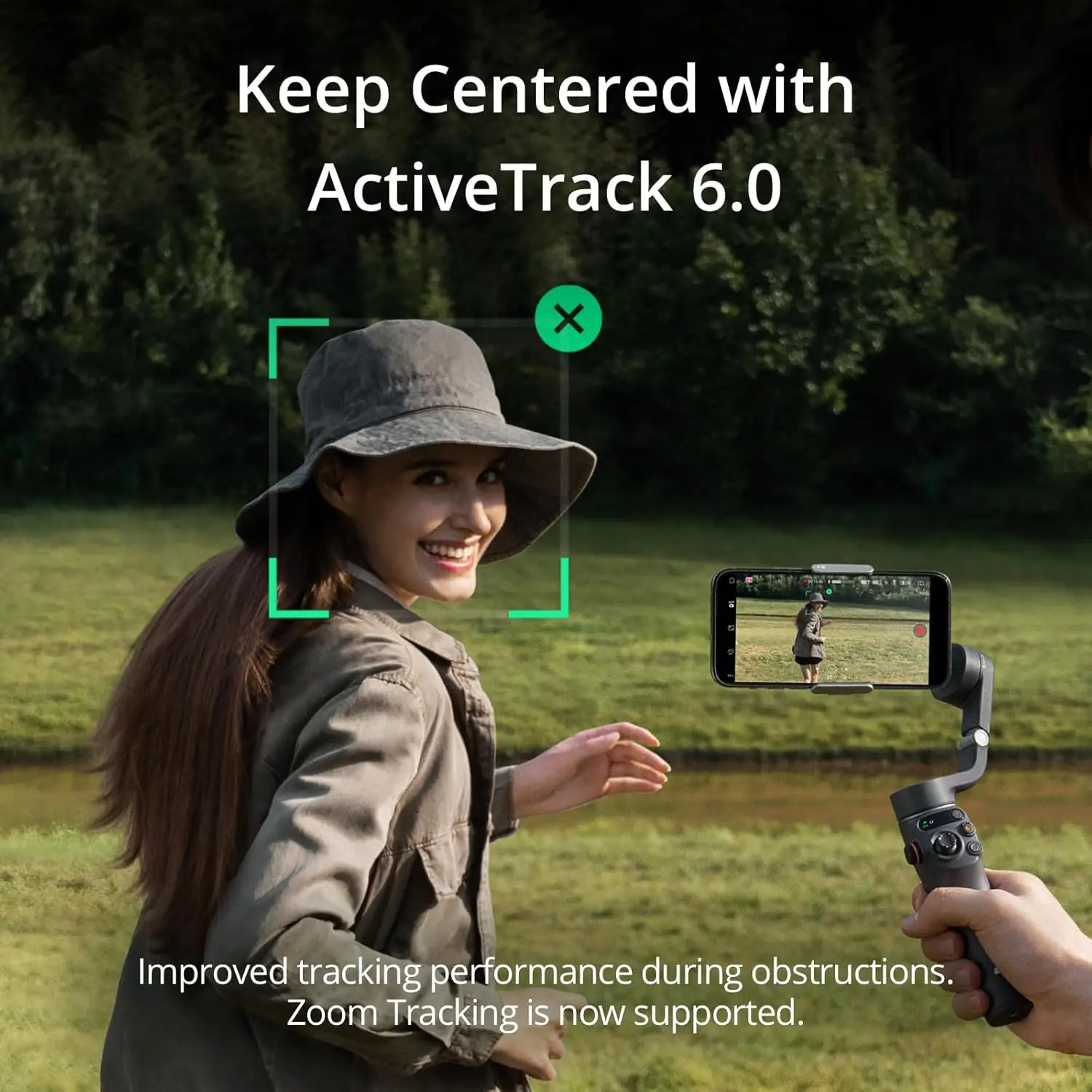 DJI Osmo Mobile 6 Fill Light Combo, 3-Axis Phone Gimbal, Built-in Extension Rod，Slate Gray