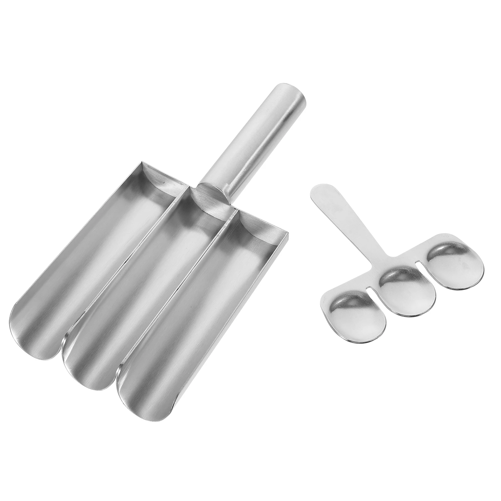 

1 set 1 Set Stainless Steel Meatball Maker Tool With Spatula Hot Pot Shrimp Fish Ball Mold Kitchen Gadget Easy Clean Lightweight