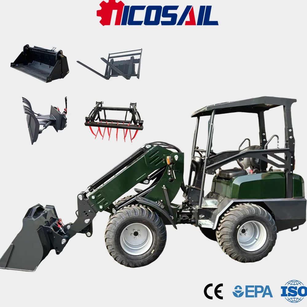 

KZL918 Telescopic Loader Heater Rear View Camera Lights & Various Attachments for Sale