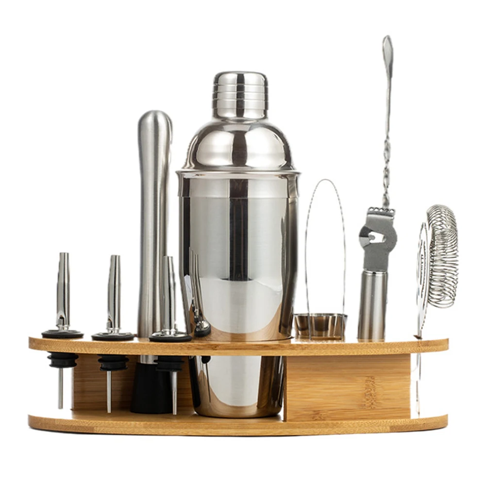 11-Piece Stainless Steel Bar Tool Set with Stand product image