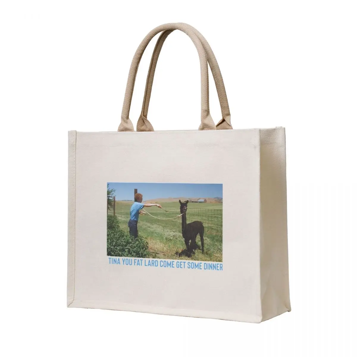 

Tina The Fat Lard Tote Bag women bag woman shopping bag Reusable bags