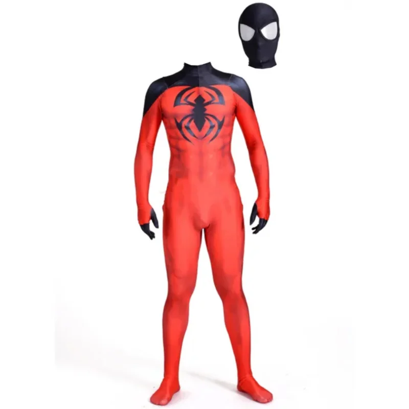 Dorośli dzieci Scarlet Kaine Spider cosplay kostium Halloween superbohater Zentai garnitur gra mężczyźni chłopcy męskie body Party kombinezon