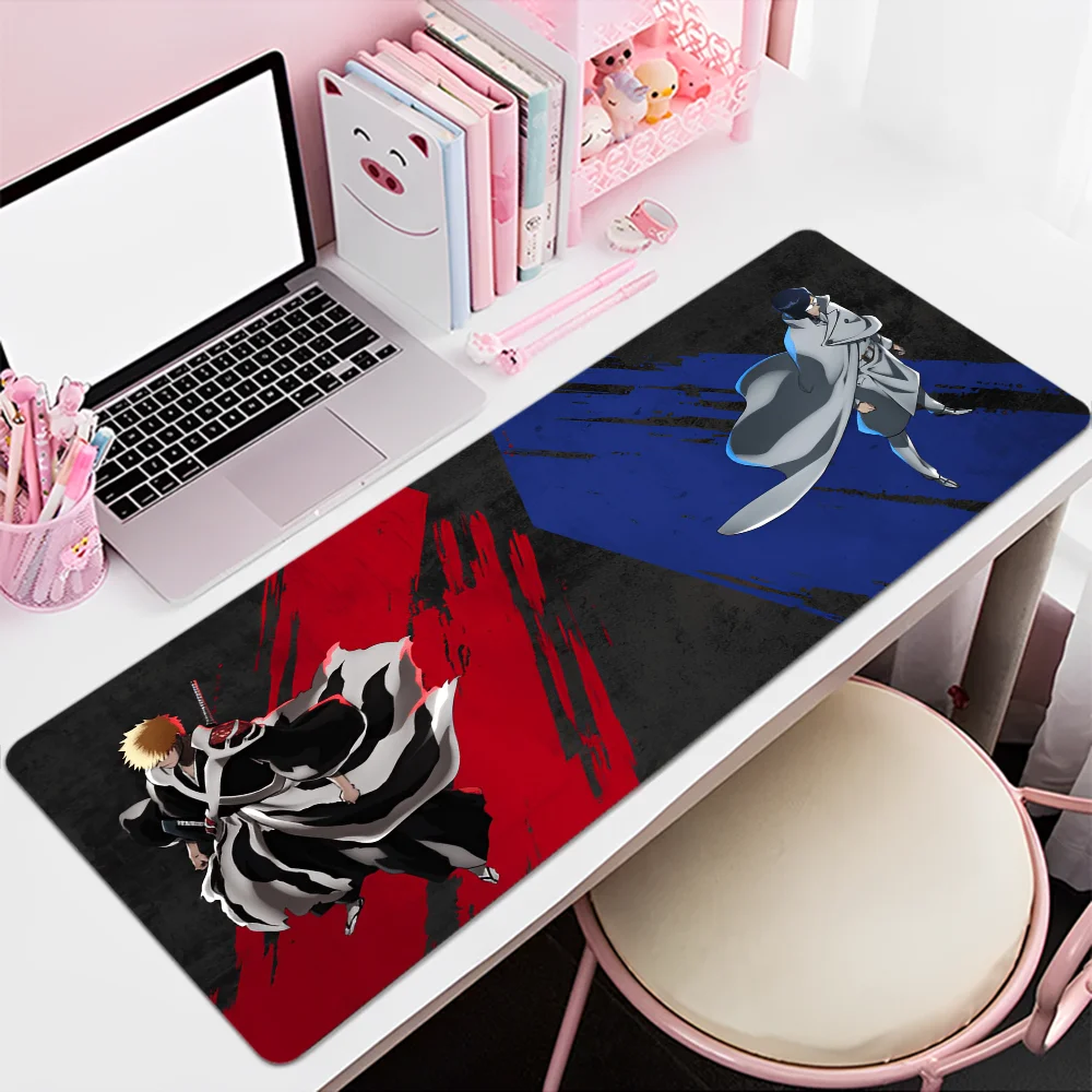 

Bleach Kurosaki Ichigo Mousepad 80x30cm XL Lockedge Office Computer Desk Mat Table Keyboard Big Mouse Pad Laptop Cushion Bedroom