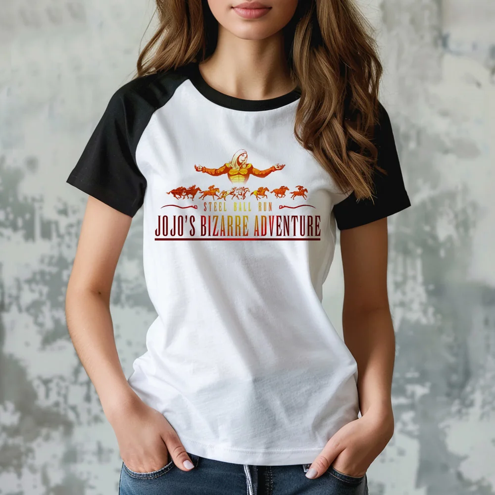 Steel Ball Run shirt women cutecore japan gothic grunge Retro shirt cute dollette gyaru anime