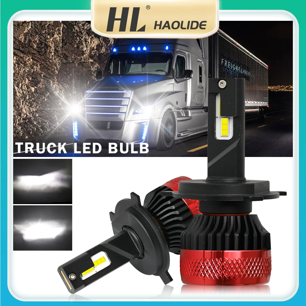 

HAOLIDE 90W H4 H7 Led Canbus Car Headlight Bulbs Automobile Diode Lamps H1 H11 H3 9005 HB3 9006 HB4 24V Headlamp Auto Fog Light