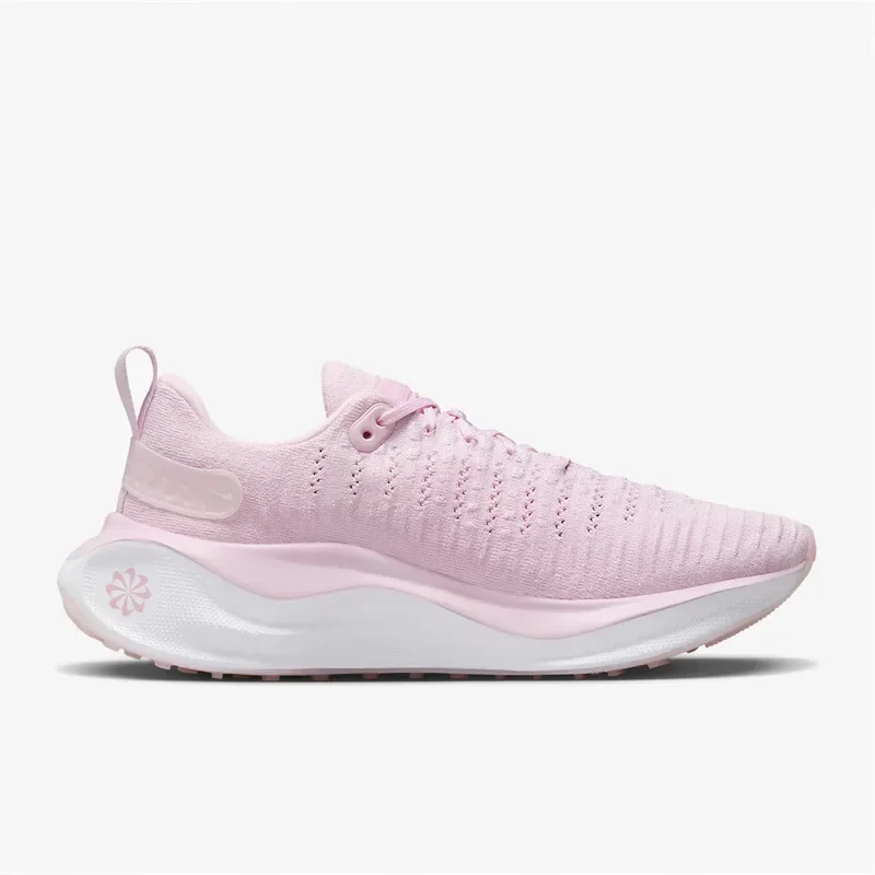 Nike-Chaussures de Course React Extron Run FLy107 4 pour Femme, Basses, Décontractées, Confortables, Rose et Blanc